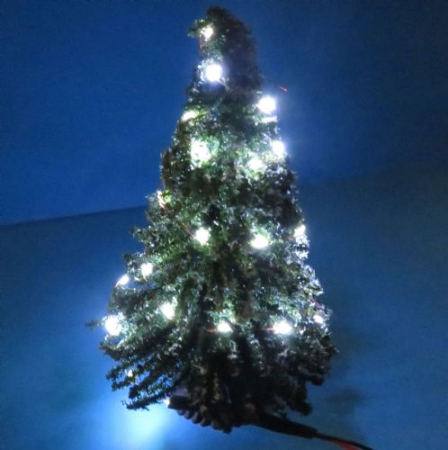 N Scale Christmas Tree with LED Lights